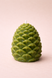 Pine Cone Beeswax Candle &mdash; Handmade Natural Candle, SV-SISKA-GREEN, Green