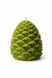 Pine Cone Beeswax Candle &mdash; Handmade Natural Candle, SV-SISKA-GREEN, Green