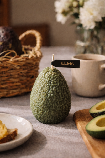 Avocado Candle 🥑 &ndash; Beeswax Handmade Candle, SV-AVO-VV