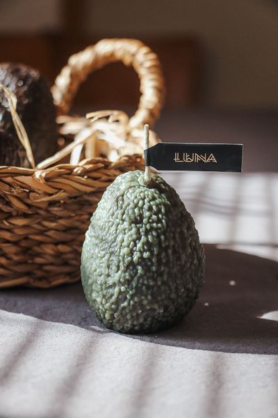 Avocado Candle 🥑 &ndash; Beeswax Handmade Candle, SV-AVO-VV