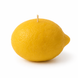 Lemon Candle Made of Beeswax &ndash; Handmade, CITRON-BW-01