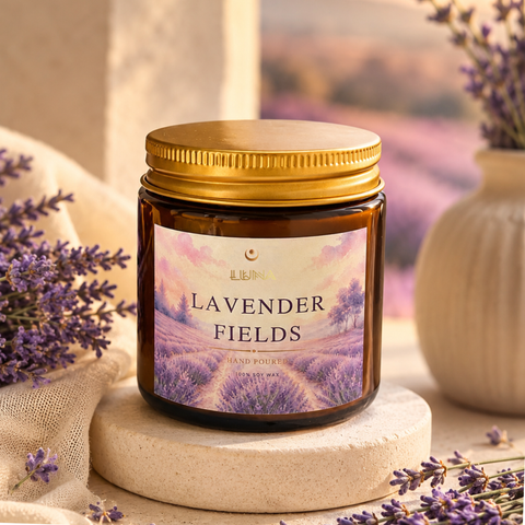 Levandulov&aacute; s&oacute;jov&aacute; sv&iacute;čka Lavender Fields 120 ml LUNA-LAV-120 фото
