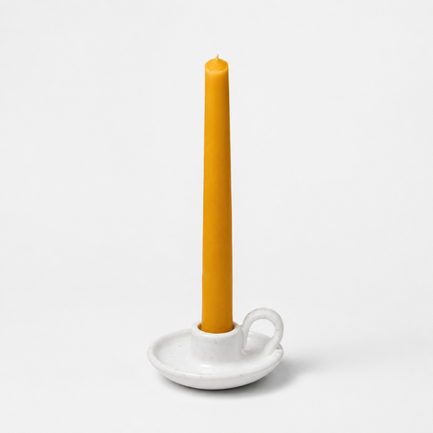 Beeswax Table Candle, BW-TC-001, Yellow