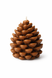 Beeswax Pine Cone Candle &ndash; Handmade, sv-vc-siska, Brown