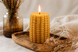 Corn Candle &ndash; Handmade Beeswax Candle