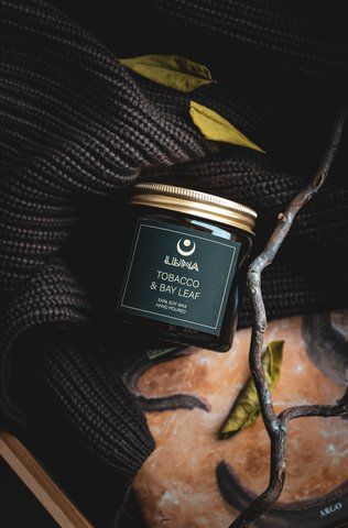 Soy Candle Tobacco & Bay Leaf, SV-TBL-120
