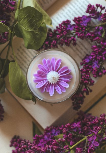 Soy Candle Bouquet of Lilac, SV-B&Scaron;-225